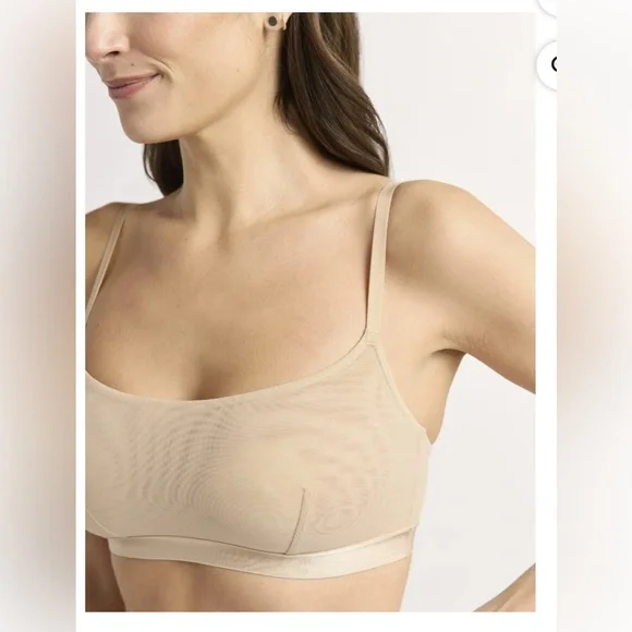 Joyspun’s Women’s Tan Mesh Bralette! NWT! Size Medium! - Picture 2 of 6